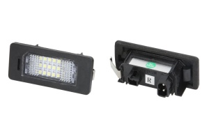 Lumina numar inmatriculare, culoare lumina: alb; set, 12V, cu aprobare circulatie potrivit BMW 5 (E39), 5 (E60), 5 (E61) 09.95-12.10 - Img 1