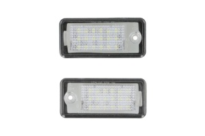 Lumina numar inmatriculare, culoare lumina: alb; set, 12V, cu aprobare circulatie potrivit AUDI A3, A4 B6, A4 B7, A6 ALLROAD C6, A6 ALLROAD C7, A6 C6, A8 D3, A8 D4, Q7 11.00-09.18 - Img 1