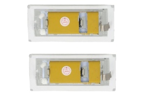 Lumina numar inmatriculare, culoare lumina: alb; set, 12V, cu aprobare circulatie potrivit BMW 3 (E46) 12.97-05.05 - Img 2
