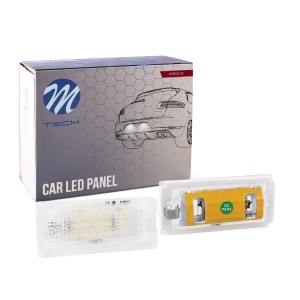Lumina numar inmatriculare, culoare lumina: alb; set, 12V, cu aprobare circulatie potrivit BMW 3 (E46) 12.98-07.06 - Img 3