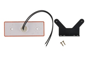 Lumini clarificare stanga/dreapta, portocaliu, LED, inaltime 44mm; latime 119mm; adancime 19,5mm, în relief, lungime cablu 220mm, cu cuier, 12/24V - Img 2