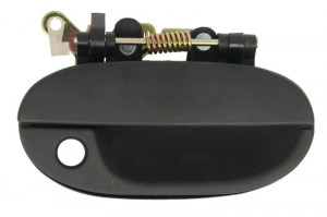 Maner usa Dreapta Fata potrivit HYUNDAI ACCENT I 1994-1997 - (exterior, cu gaura pentru incuietoare; textura neagra)