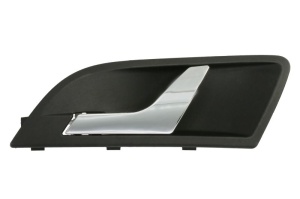 Maner usa spate stanga potrivit SKODA SUPERB II 2008-2015 - (interior, negru/crom)