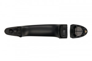 Maner usa Stanga Fata potrivit BMW X3 E83 2004-2011 - (exterior; textura neagra) - Img 2