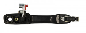 Maner usa Stanga Fata potrivit HONDA CR-V II 2001-2006 - (exterior, cu gaura pentru incuietoare; negru/grund) - Img 2