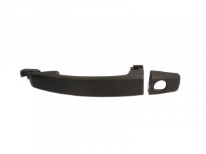 Maner usa Stanga Fata potrivit OPEL ASTRA H, CORSA D, ZAFIRA B 2004-2015 - (exterior, cu gaura pentru incuietoare; negru/grund)