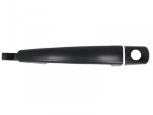 Maner usa Stanga Fata potrivit PEUGEOT 2008 I, 207, 208 I 2004-2019 - (exterior, cu gaura pentru incuietoare; negru/grund)