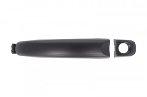 Maner usa Stanga Fata potrivit VW AMAROK 2H 2010-2016 - (exterior, cu gaura pentru incuietoare; negru/grund)