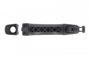 Maner usa Stanga Fata potrivit VW AMAROK 2H 2010-2016 - (exterior, cu gaura pentru incuietoare; negru/grund) - Img 2