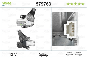 Motoras stergator Spate potrivit RENAULT LAGUNA II 03.01-12.07 - Img 3