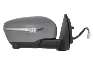 Oglinda dreapta (electric, convex, cu incalzire, asistent pentru schimbarea benzii, subacoperit, pliabil electric, cu semnalizator) potrivit NISSAN QASHQAI II J11 11.13-12.20 - Img 2