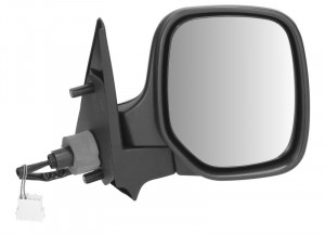 Oglinda dreapta mecanica , incalzita CITROEN BERLINGO; PEUGEOT PARTNER intre 1996-2008 - Img 1
