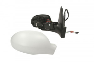 Oglinda dreapta potrivit CITROEN C5 I, C5 II 2001-2008 - electrica incalzita, albastra, grunduita, pliabila electrica, cu senzor temperatura - Img 2