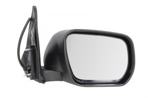Oglinda dreapta potrivit SUZUKI GRAND VITARA II, XL7 2005-2009 - electrica incalzita, crom, grunduita