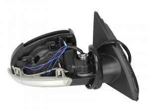 Oglinda dreapta VW PASSAT B6 intre 2005-2010 electrica, incalzita, convex, cu carcasa, cu semnalizare, pliabila electric, lumina exterioara, cu 9 pini - Img 2