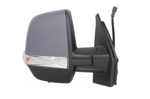 Oglinda laterala Dreapta mecanic, convexa, crom cu senzor de temperatura potrivit OPEL COMBO TOUR, COMBO/MINIVAN - Img 2