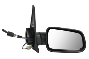 Oglinda laterala Dreapta potrivit CITROEN ZX, ZX/HATCHBACK pana in 1999 - (mecanic, convexa, incalzita, crom)