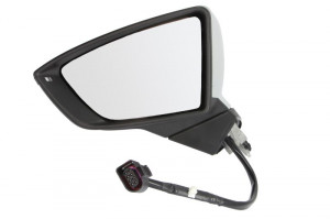Oglinda laterala Stanga electric, convexa, incalzita, pliabil electric potrivit SEAT IBIZA V, LEON, LEON SC, LEON ST, LEON ST/KOMBI, LEON/HATCHBACK - Img 1