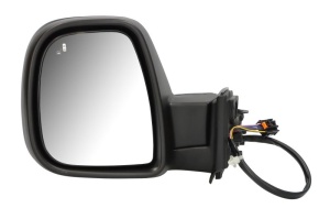 Oglinda laterala stanga potrivit CITROEN BERLINGO III; OPEL COMBO E; PEUGEOT PARTNER III, RIFTER dupa 2018 - (electric, convex, cu incalzire, asistent benzi, grund, rabatare electrica)