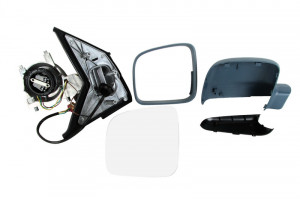Oglinda stanga electrica, asferic, incalzita, grunduita VW TRANSPORTER intre 2003-2009 - Img 1