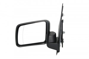 Oglinda stanga manuala, asferic, crom FORD TRANSIT / TOURNEO CONNECT intre 2009-2013 - Img 1