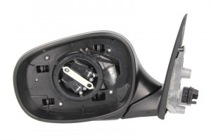 Oglinda stanga potrivit BMW Seria 3 2008-2012 - electrica, incalzita, crom, fara carcasa