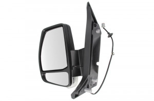 Oglinda stanga potrivit FORD TRANSIT / TOURNEO CUSTOM dupa 2012 - manuala crom