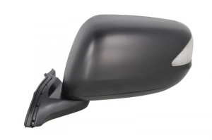 Oglinda stanga potrivit HONDA JAZZ 2008-2015 - electrica crom, grunduita - Img 2