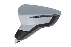 Oglinda stanga potrivit SEAT ARONA KJ, IBIZA V 6F dupa 2017 - (electric, convex, cu incalzire, grunduit, cu semnalizator) - Img 2