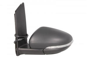Oglinda stanga potrivit VW TOURAN 2010-2015 - electrica, asferic, incalzita, crom - Img 2