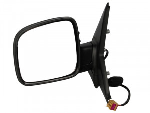 Oglinda stanga potrivit VW TRANSPORTER 2003-2009 - electrica, asferic, incalzita, crom - Img 2