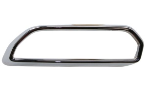 Ornament sistem evacuare stanga potrivit Audi Q5 FYT 2020-2024 - crom