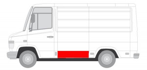 Panou lateral Stanga (partea inferioara) potrivit MERCEDES VARIO, VARIO (B667, B670, B668), VARIO (B670), VARIO (B670, B668, B667) - Img 2
