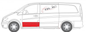 Panou reparatie usa Fata Stanga potrivit MERCEDES VARIO, VARIO (B667, B670, B668), VARIO (B670), VARIO (B670, B668, B667) dupa 1996 - (Prag) - Img 2