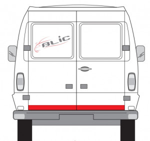Panou reparatie usa Spate Dreapta/Stanga potrivit MERCEDES SPRINTER 2-T (B901, B902), SPRINTER 3-T (B903), SPRINTER 4-T (B904) 1995-2006 - (strat, partea inferioara, inaltime 140mm) - Img 3