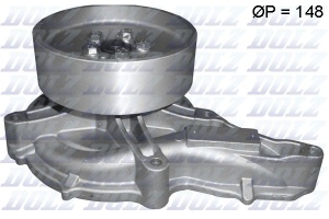 Pompa apa (cu rulment: 148mm) potrivit RVI KERAX, MAGNUM, PREMIUM, PREMIUM 2; VOLVO 7700, FH, FH II, FH16, FM, FM II, FM9, FMX D11A-370-MIDR06.23.56B/41 04.96- - Img 3
