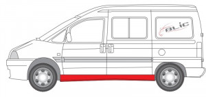 Prag auto Stanga potrivit CITROEN JUMPY I; FIAT SCUDO; PEUGEOT EXPERT pana in 2003 - Img 2
