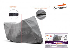 Prelata Motocicleta Marimea Xl 280X104X141Cm Carpassion - Img 1