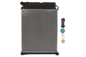 Radiator motor (cu un racitor de ulei; fara cadru) potrivit MERCEDES ATEGO OM906.920-OM906.926 04.98-10.04 - Img 1