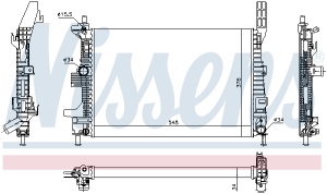 Radiator motor (Manual) potrivit FORD C-MAX II, FOCUS III, FOCUS III/HATCHBACK, FOCUS III/KOMBI, GRAND C-MAX, KUGA II, TOURNEO CONNECT V408 NADWOZIE WIELKO, TRANSIT CONNECT 1.5D/1.6D - Img 3