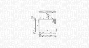 Radiator motor (Manual) potrivit HYUNDAI GETZ 1.1-1.6 - Img 2