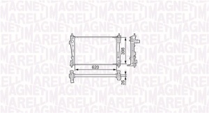 Radiator motor potrivit ALFA ROMEO GIULIETTA, GIULIETTA/HATCHBACK 1.6D/2.0D - Img 2