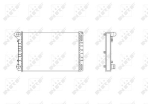 Radiator motor potrivit FIAT PUNTO, PUNTO/HATCHBACK 1.8/1.9D - Img 3