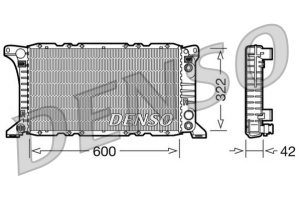 Radiator motor potrivit HONDA STREAM 1.7 - Img 3