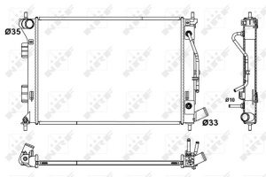 Radiator motor potrivit HYUNDAI ELANTRA V; KIA CERATO III, SOUL I 1.6/1.8/2.0 - Img 4