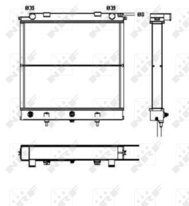 Radiator motor potrivit LAND ROVER RANGE ROVER II 2.5D - Img 3