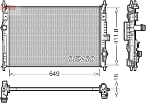 Radiator motor potrivit SUZUKI SX4 S-CROSS, VITARA 1.6 - Img 3