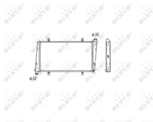Radiator motor potrivit VOLVO S40 I, V40 1.9/2.0 - Img 4