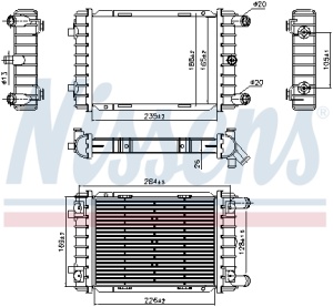 Radiator racire motor potrivit AUDI Q7, Q8; VW TOUAREG 2.0-3.0DH 01.15- - Img 3