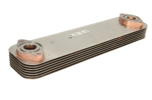 Radiator ulei (100x60x410mm, numar de nervuri: 7) potrivit IVECO EUROTECH MH, EUROTRAKKER, STRALIS I, TRAKKER I, TRAKKER II F2BE0641-F2BE3681C 09.98- - Img 2